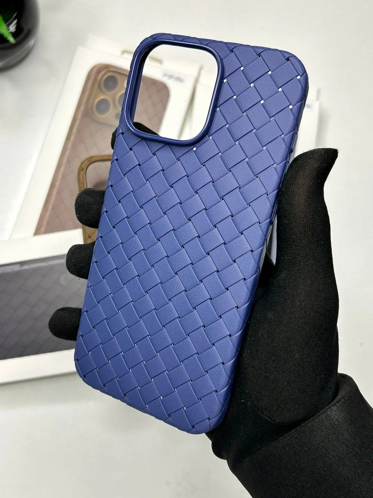 Luxury woven case For iphone