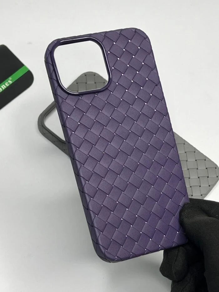 Luxury woven case For iphone